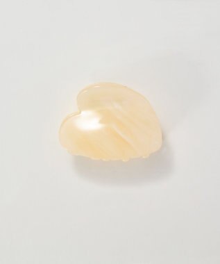 Phoebe マーブルハートバンスクリップ　ホワイト ホワイト