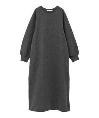AMERICAN HOLIC ラメスウェットワンピース Charcoal Gray