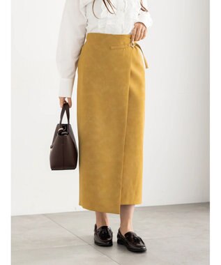 Te chichi エコスエードベルテッドスカート《2025Autumn catalog vol.2 item》 ベージュ