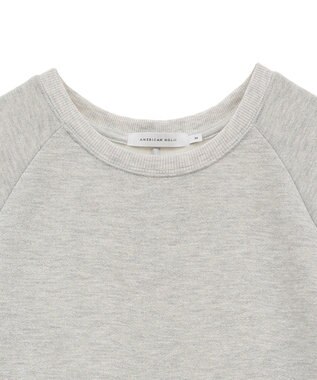 AMERICAN HOLIC ラメスウェットワンピース Light Gray Mixture
