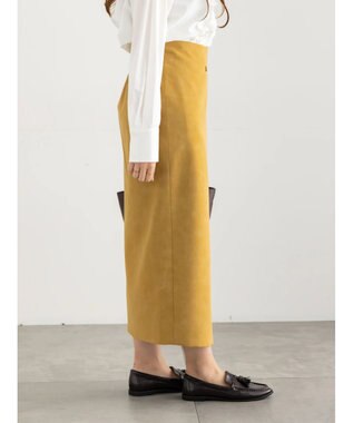 Te chichi エコスエードベルテッドスカート《2025Autumn catalog vol.2 item》 ベージュ