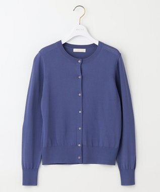 ANY SIS 【美人百花7月号掲載】ベーシッククルーネック カーディガン ダルブルー