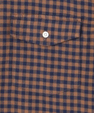 J.PRESS MEN 【WEB・一部店舗限定】フランネルギンガムチェックシャツ / B.D. ブラウン系3