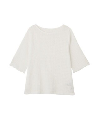 earth music&ecology ランダムヨウリュウカットプルオーバー Off White