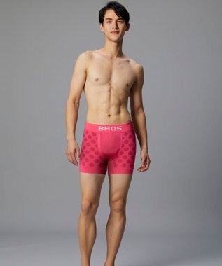 WACOAL MEN ボクサーパンツ 【EVERYDAY BOXER】 吸汗速乾 立体成型 前閉じ 下着 メンズ GT3490 /ブロス バイ ワコールメン ロマンピンク