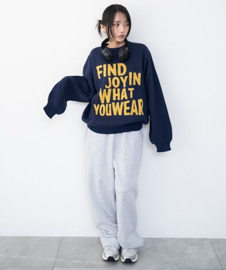 WEGO グラフィックニットプルオーバー 柄5