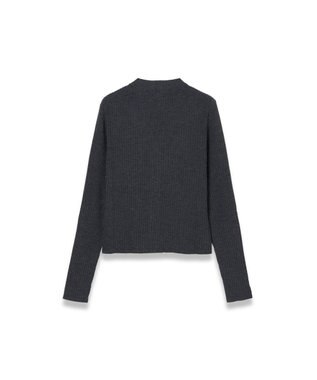 JOSEPH 【洗える】メリノリブ　カーディガン Smoke