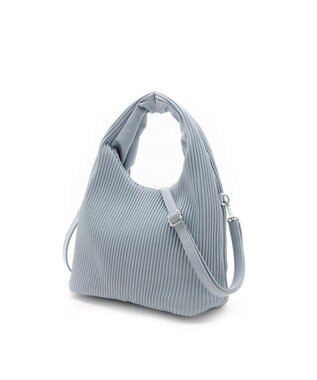MioFIRANO プリーツワンハンドルバッグ 2WAY　FR エフアール BLUE