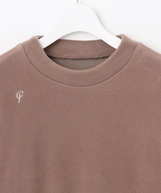 23区GOLF 取り外し可能なスヌード付き【23Fondation/WOMEN】【吸湿発熱】フーディー風 ワンピース ベージュ系