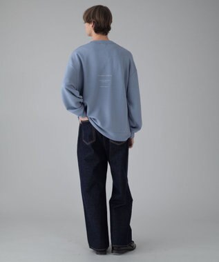 WEGO 【ユニセックス着用ITEM/SMLサイズ展開/ウエスト調整可】バギーデニムパンツ デニムインディゴ