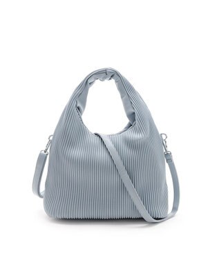 MioFIRANO プリーツワンハンドルバッグ 2WAY　FR エフアール BLUE