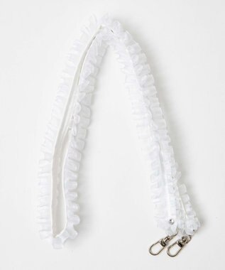 WEGO フリルストラップ ホワイト