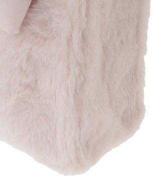 Maison de FLEUR サテンリボンファー2Wayスクエアトートバッグ Pink