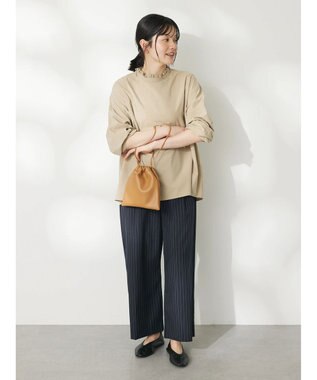 CRAFT STANDARD BOUTIQUE 衿フリルブラウス Beige
