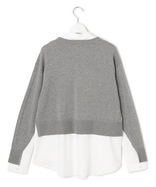 洗える】シャツ コンビネーション ニット / 23区 | ファッション通販