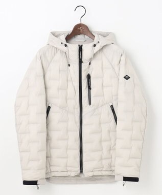 JOSEPH ABBOUD MOUNTAIN 【ストレッチ/撥水/軽量/パッカブル/ライナードッキング対応】2WAYストレッチ ダウン パーカー ライトグレー系