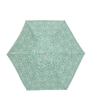 MOONBAT 【フワクール生地使用/軽量】MACKINTOSH PHILOSOPHY 遮光 晴雨兼用 折りたたみ日傘 小花柄 グリーン