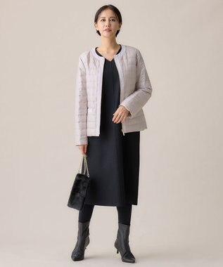 自由区 S 【洗える】ライトダウン ジャケット モーヴ