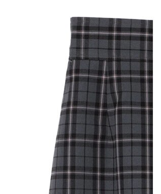 earth music&ecology チェックナロースカート Check Gray