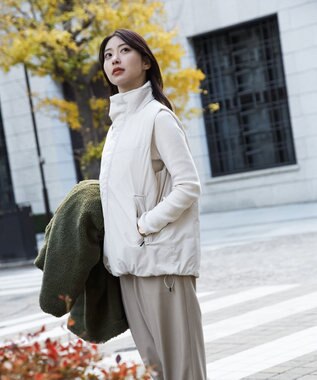 SHARE PARK LADIES 【UNISEX】蓄熱中綿モンスターベスト（S・Mサイズ） オフホワイト