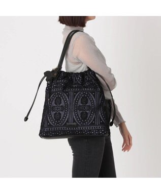 ANNA SUI フィオリー トートバッグ パープル