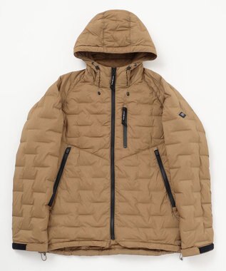 JOSEPH ABBOUD MOUNTAIN 【ストレッチ/撥水/軽量/パッカブル/ライナードッキング対応】2WAYストレッチ ダウン パーカー キャメル系