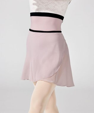 Chacott 巻きスカート グレイッシュローズ