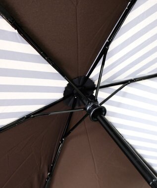 +RING 【簡単/便利】UNISEX 自動開閉式 折傘58cm BRN-STP T1239 ブラウン