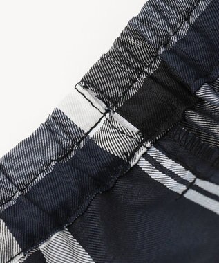 ANY KIDS カラー チェック スカート ネイビー系チェック