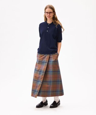 LENO POLO KNIT【UNISEX】 / ポロニット NAVY
