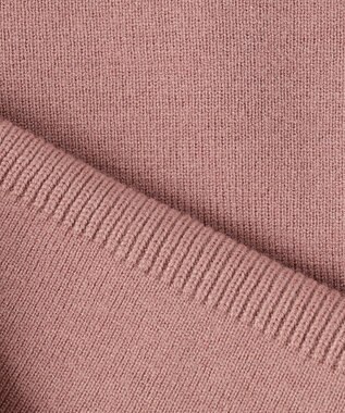 ANY KIDS 肩フリル しあわせタッチ ニット ピンク