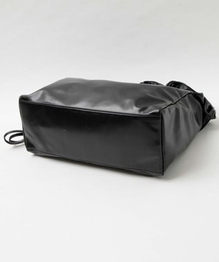 WEGO 【マルチWAY】ドロストギャザーショルダーバッグ ブラック