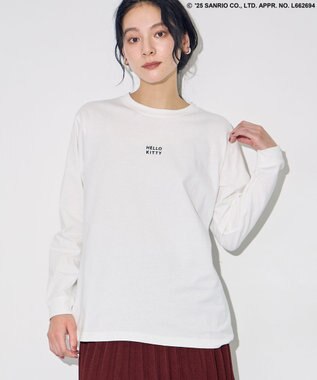 ANY 【ハローキティ×ANY】ロゴTシャツ ホワイトロゴ