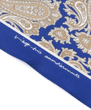 23区 【BAILA11月号掲載】Ratti ヴィンテージペイズリープリント スカーフ ブループリント