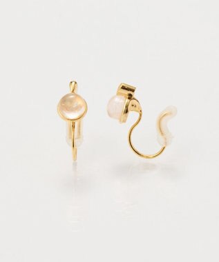 Phoebe 【痛くないシリーズ】パワーストーンライトフィットイヤリング　ローズクォーツ天然石 ピンク