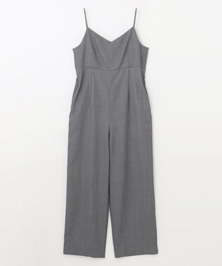 NAVE 【Nave】ウールポリエステルツイル オールインワン トップグレー系