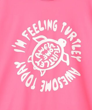 PW CIRCULUS 【WOMEN】SEA TURTLE メッシュコンビモックネックT ゴルフウェア レディース ピンク系