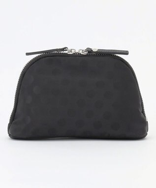 Y'SACCS ドットジャカード　コスメポーチ ブラック