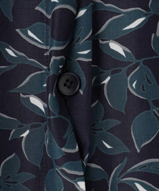 J.PRESS LADIES 【洗える】ボタニカルプリント ワンピース ネイビー系5