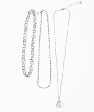 WEGO 3Pメタルモチーフネックレス 柄4