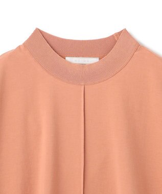 BEIGE， 【BEIGE,ecru/WEB限定・洗える】JERSEY STITCH / コットンハーフスリーブトップス Nude camel