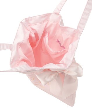 Maison de FLEUR 《セット商品》ダブルリボンギャザートート・ポーチ Light Pink