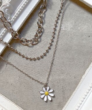 WEGO 3Pメタルモチーフネックレス 柄4