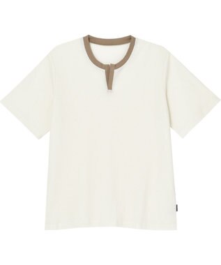 WACOAL MEN WEB限定　ルームウェア　半袖　ひざ上丈　綿混（本体）　前閉じ　/ブロス　GH3300 ベージュ