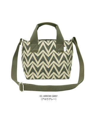 ROOTOTE 3093【ミニトート】LT.ベビールー.パターンファブリック-J 03：アロウグレー