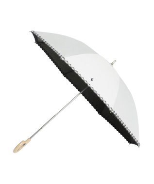 MOONBAT POLO RALPH LAUREN（ポロ ラルフローレン）晴雨兼用日傘 無地 刺繍 長傘 遮光率100％ 遮熱 UV