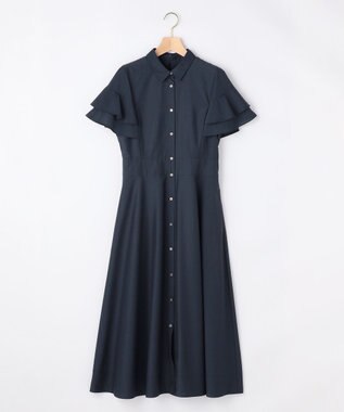 組曲 S 【先行予約】シアーボイル フリル袖ワンピース