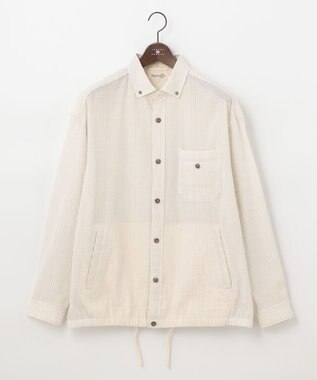 JOSEPH ABBOUD MOUNTAIN 【SPACE／UNISEX】オーガニックコットンリネンドライサッカー シャツ