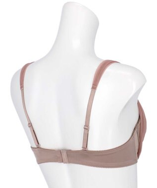 AMPHI ブラジャー 【NAILS INCコラボ】谷間をつくる 脇スッキリ 軽いつけごこち Gカップまで対応 大きいサイズ ブラ BLH303 アンフィ／ワコール ブラウン