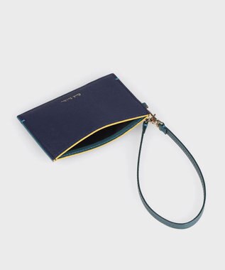 Paul Smith カラードエッジ パスケース ネイビー
